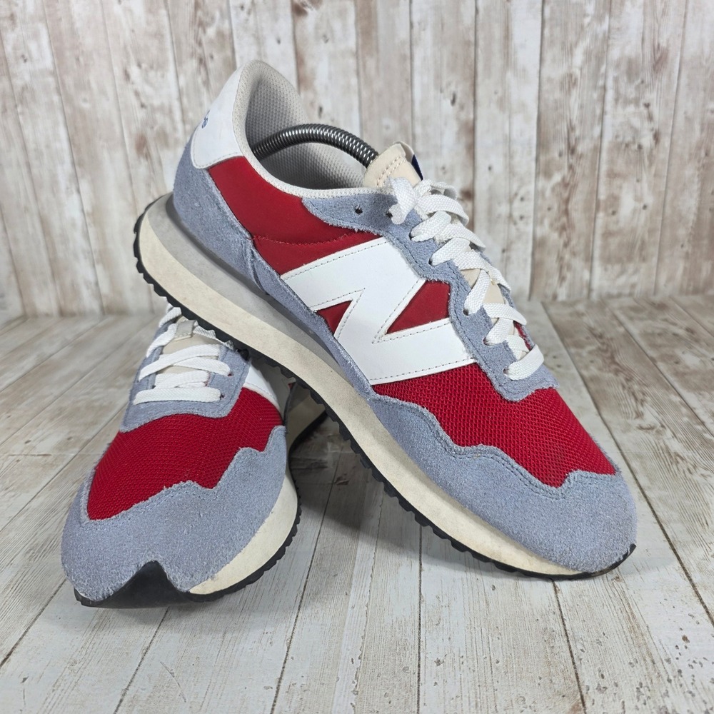 New Balance 237 VB Men's Red Grey White Casual Sneakers Shoes Size 10.5 - Picture 6 of 8